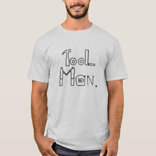 T-shirt Outil Homme épelé avec dessin d'outils, chemise