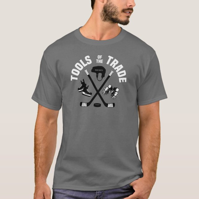 T-shirt Outils de hockey du commerce (Devant)