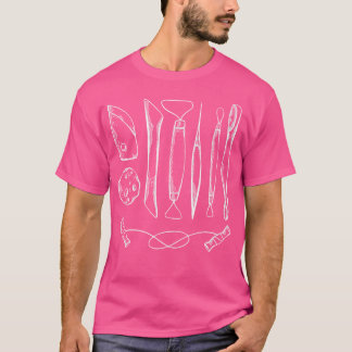 T-shirt Outils De Poterie Pour Artiste De Céramique Argile