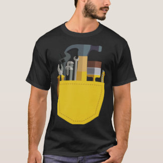 T-shirt Outils de travail dans un sac Amusants