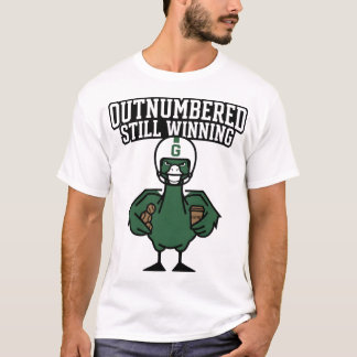 T-shirt Outnumbered Still Winning | Angry Goose Baseball C