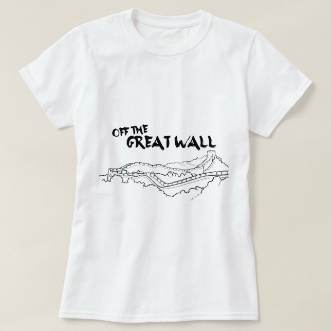 T-shirt Outre de la Grande Muraille (Design devant)