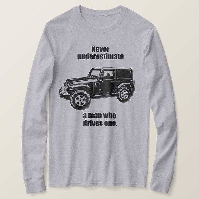 T-shirt Outre de Roading et d'enthousiaste de SUV (Design devant)