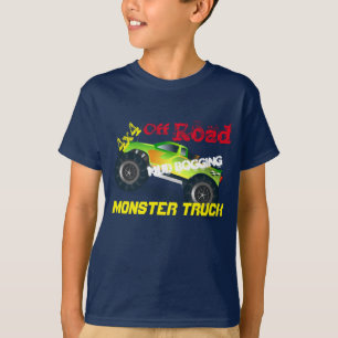 T-shirt Outre du camion de monstre de cool de route