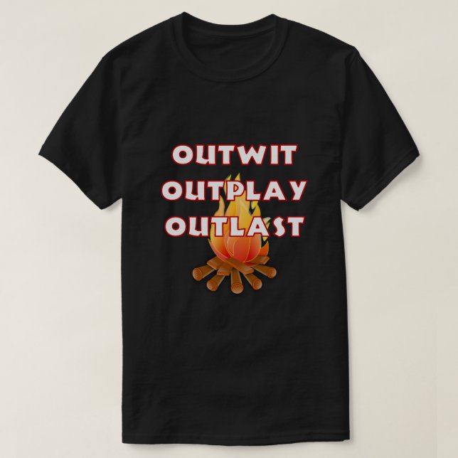 T-shirt Outtwit Outplay Outlast Australian Survivor (1) (Design devant)