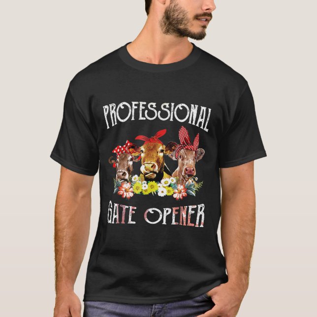 T-shirt Ouvert De Portes Professionnel Pour Les Amateurs D (Devant)