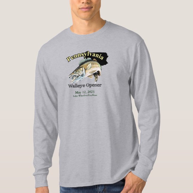 T-shirt Ouverture de la galerie personnalisée Lake/Date Pe (Devant)