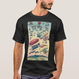 T-shirt Ouverture des canaux Panama Illustration Classic