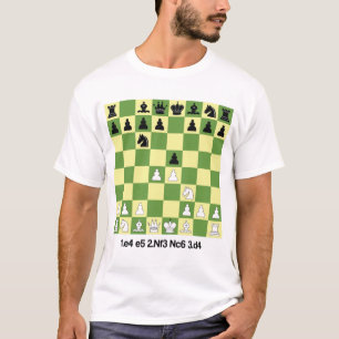 T-shirt Ouverture du jeu d'échecs chemise d'échecs cadeau