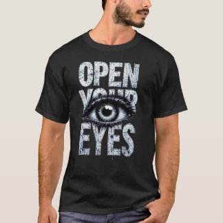 T-shirt « Ouvre tes yeux » | Tee graphique à l'œil