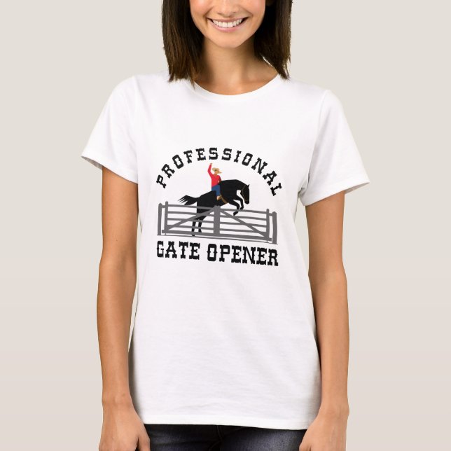 T-shirt Ouvreur de porte professionnel (Devant)