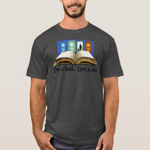 T-shirt Ouvrir un livre Ouvrir une porte