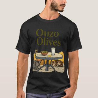 T-shirt Ouzo et olives