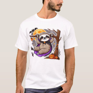 T-Shirt Oversized Paresseux Halloween Chill Thrill