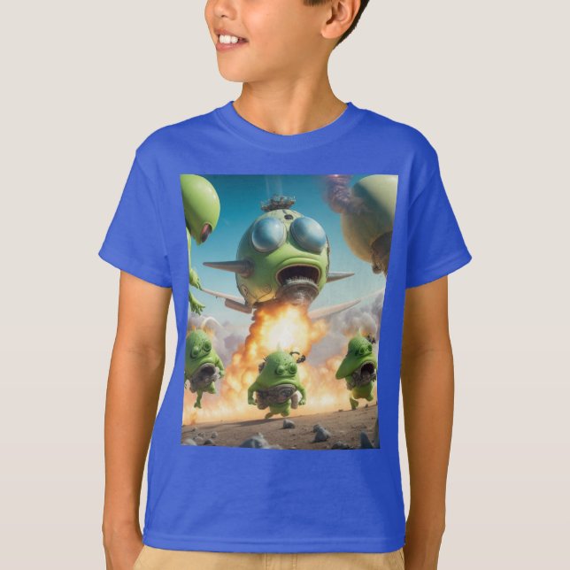 T-shirt OVNI Alien (Devant)