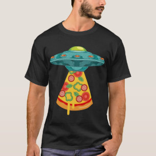 T-shirt OVNI Alien Enduction Pizza Restauration rapide Lov