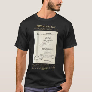 T-shirt OVNI - Déclassifié NASA-UAP-D004, Apollo11 TCD1969