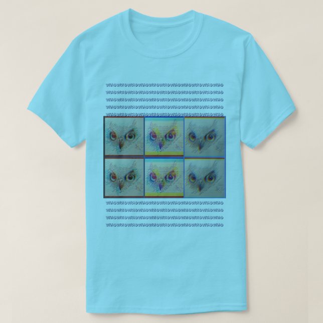 T-shirt Owl eyes 'Who you talkin to?" (Design devant)