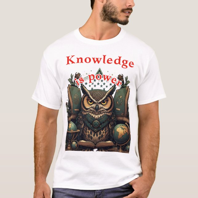 T-shirt Owl of Wisdom (Devant)