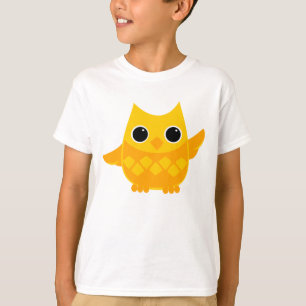 T-shirt Owly jaune