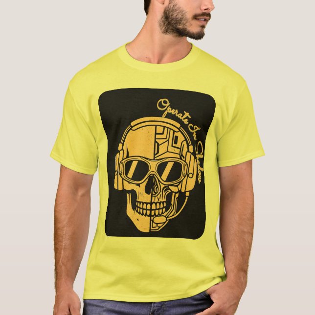 T-shirt Own The Night – Tactical Skull Operator Tee (Devant)