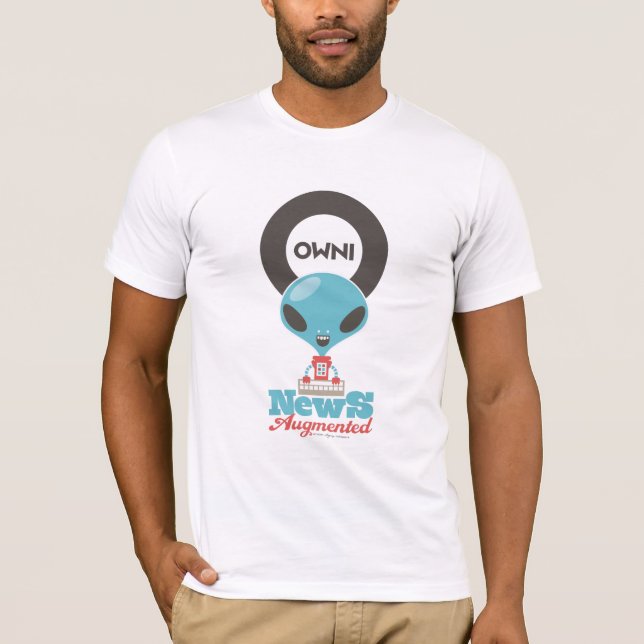 T-shirt Owni "News Augmented" 2" (Devant)