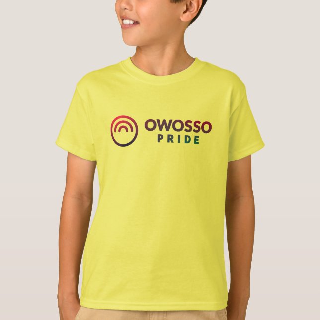 T-shirt Owosso Pride Taille Enfants (Devant)