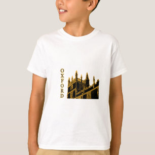 T-shirt Oxford Angleterre 1986 bruns de construction de