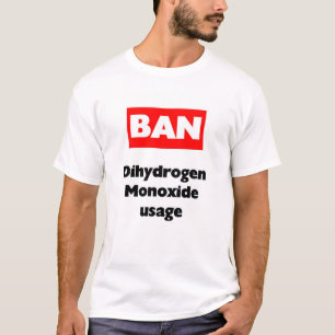 T-shirt Oxyde de dihydrogène d'INTERDICTION