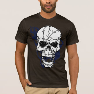 T-shirt Oxygentees outre de crâne de Moto de route