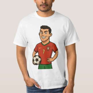 T-shirt oyfit pour ventilateurs ronaldo