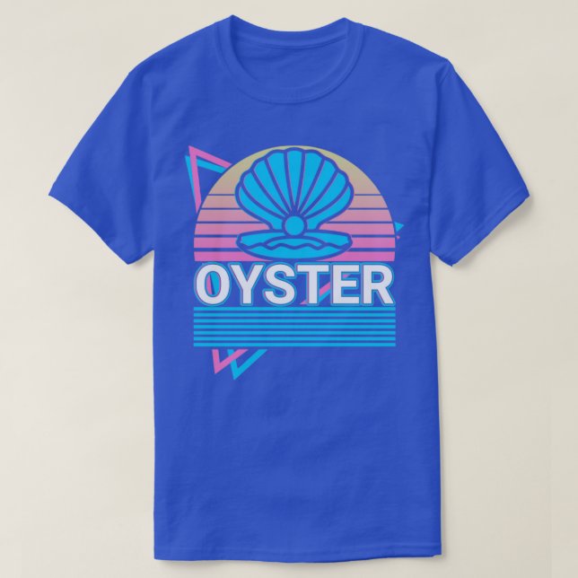 T-shirt Oyster Pearl Shell Retro Cadeau (Design devant)