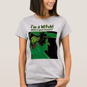 T-SHIRT OZ WITCH QUEL EST VOTRE POUVOIR T-T-IL ?