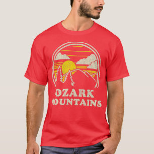 T-shirt Ozark Mountains Arkansas AR Vintage Randonnée Moun