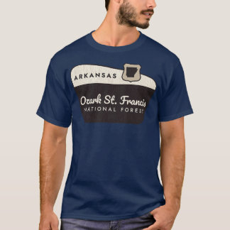 T-shirt Ozark St Francis Forêt nationale Arkansas Bienvenu