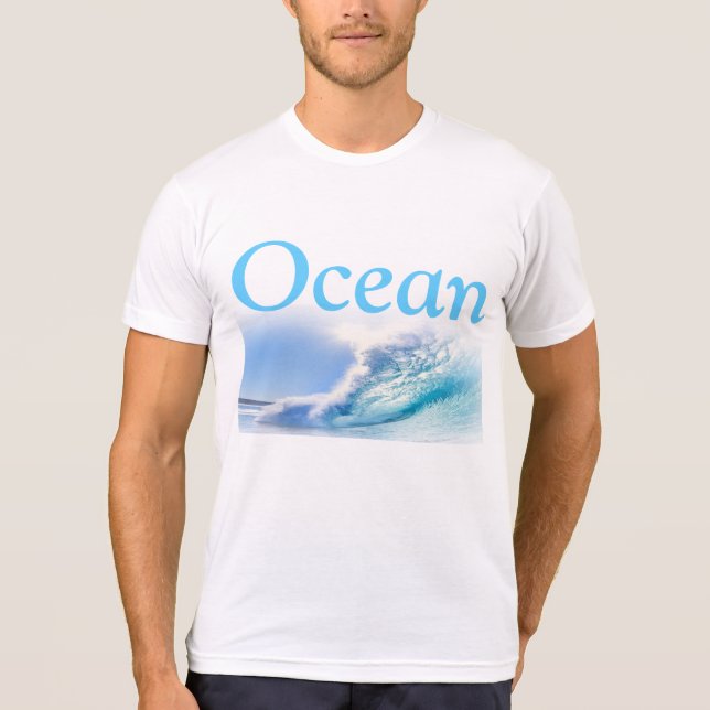 T-SHIRT Ozean-Entwurf (Vorderseite)