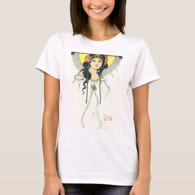 T-shirt Ozma de chemise de dames d'once (Devant)