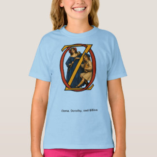 T-shirt Ozma, Dorothy et Billina de "Ozma d'Oz"