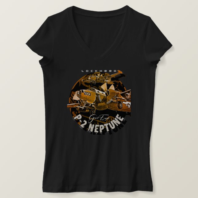 T-shirt P2 Avion de patrouille maritime de la marine améri (Design devant)