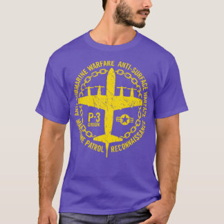 T-shirt P3 Orion Naval Patrol Anti-sous-marin Warfa