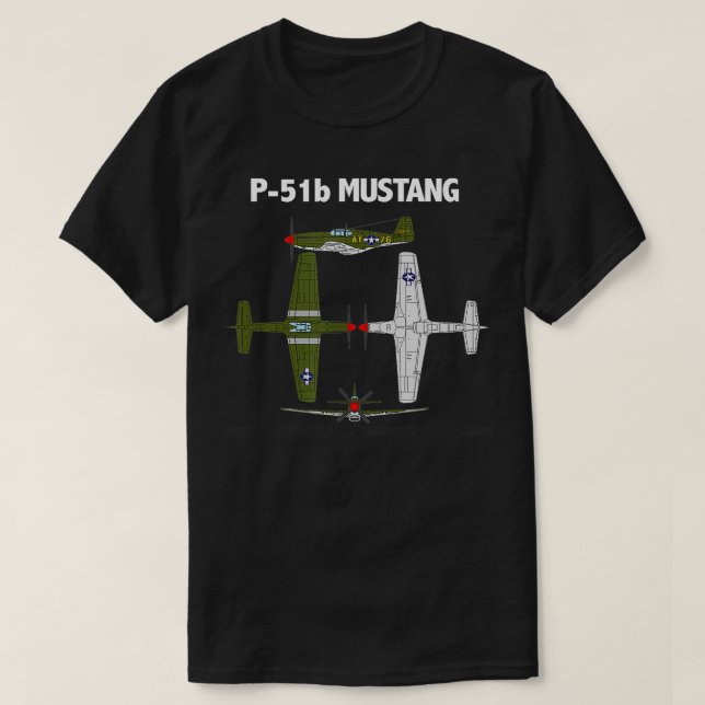 T-shirt P51 Mustang (Design devant)