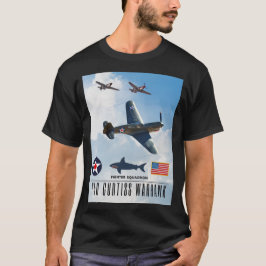T-SHIRT P-40 CURTISS WARHAWK SQUADRON