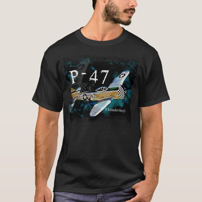 T-shirt P-47 Thunderbolt Aircraft (Devant)