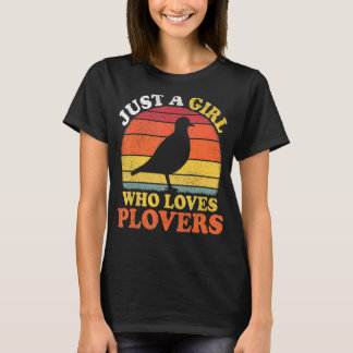 T-shirt P Bird Vintage Juste Une Fille Qui Aime P