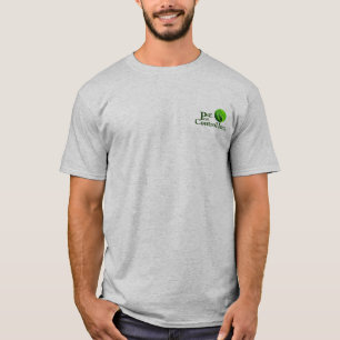 T-shirt P&E Chemises grises à la chaux de poest Grandes