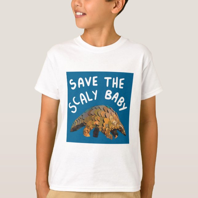 T-shirt P est pour Pangolin (Devant)