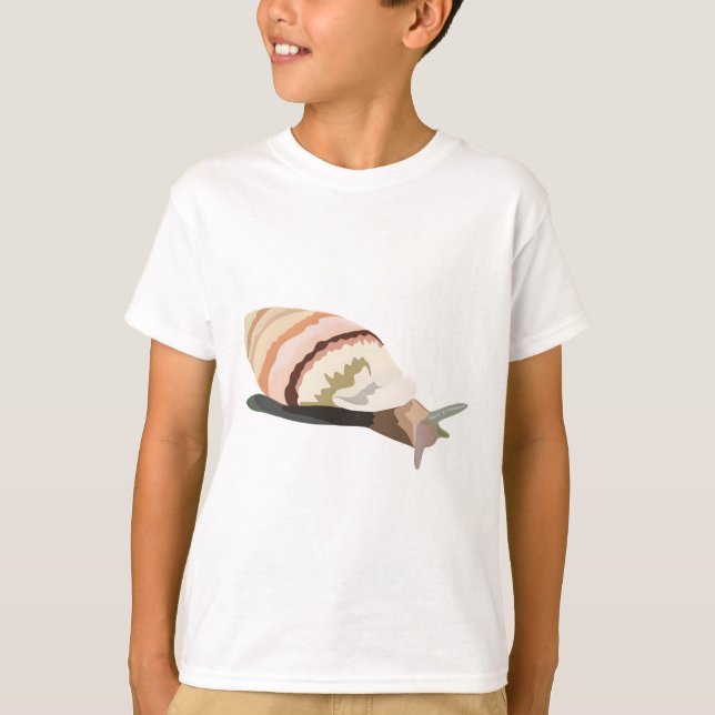 T-shirt P est pour Partula Snail (Devant)