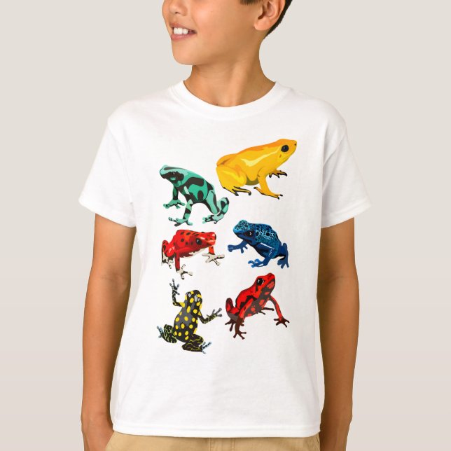 T-shirt P est pour Poison Dart Frog (Devant)