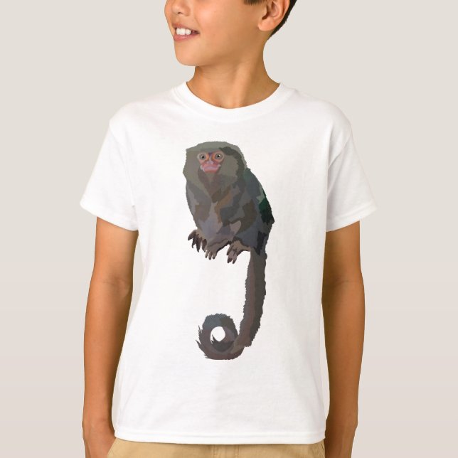 T-shirt P est pour Pygmy Marmoset (Devant)