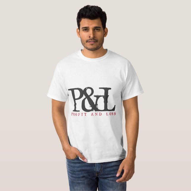 T-SHIRT "P&L" (Devant entier)